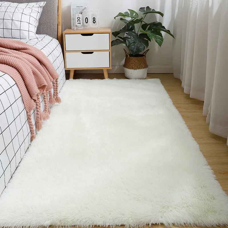 schlafzimmer teppich hochflor 40x60cm
