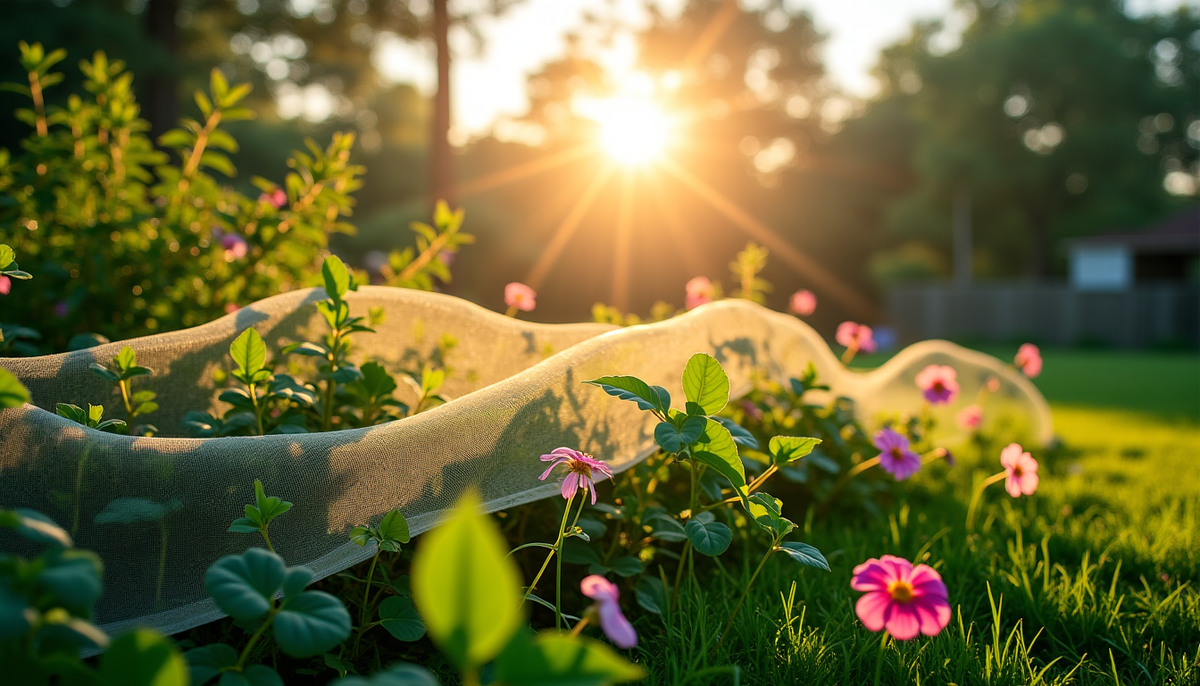Licht und Schatten: Warum ein Tarnnetz das schönste Licht in den Garten zaubert
