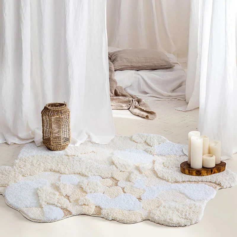 Teppich Beige Modern