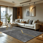 Teppich Modern Grau