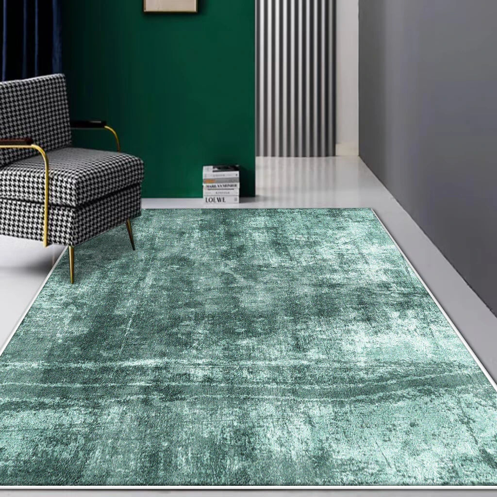 Dunkelgrün Teppich