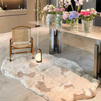 Teppich Beige Modern