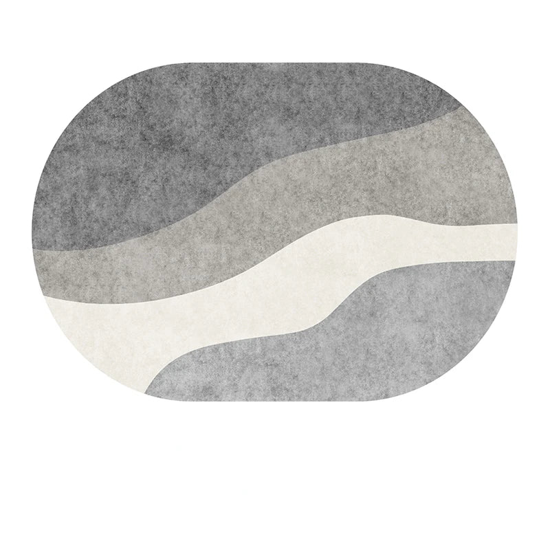 Teppich Oval Modern