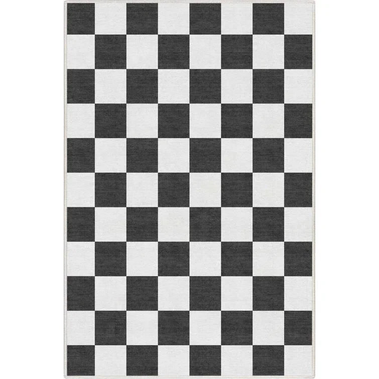 Schachbrett Muster Teppich