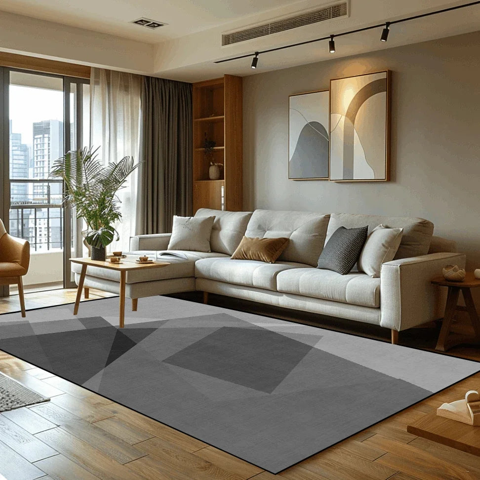 Teppich Wohnzimmer Grau