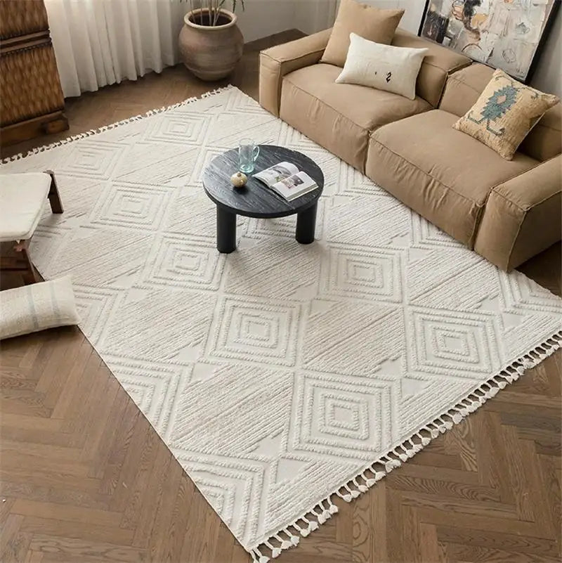 Teppich Wohnzimmer Beige