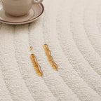 Teppich Beige Wohnzimmer