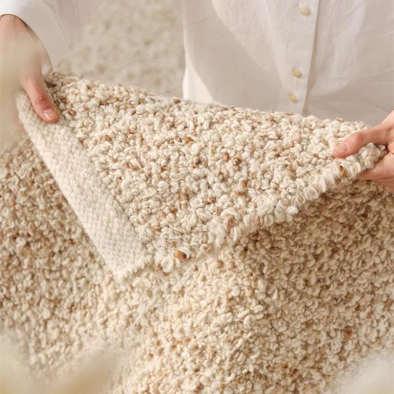 Wohnzimmer Teppich Beige