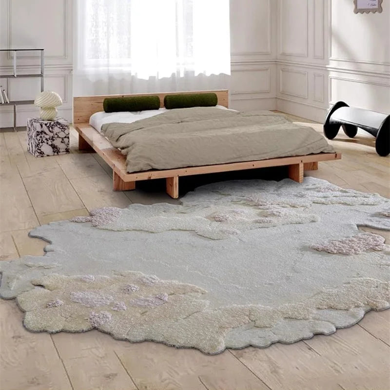 Wohnzimmerteppich Beige