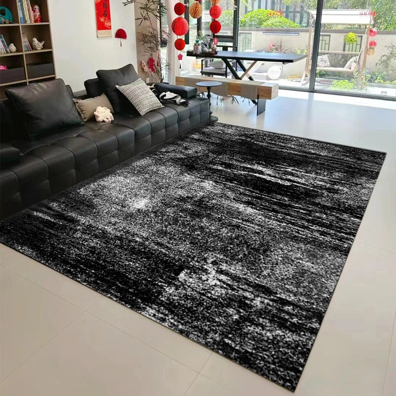 Schwarzen Teppich
