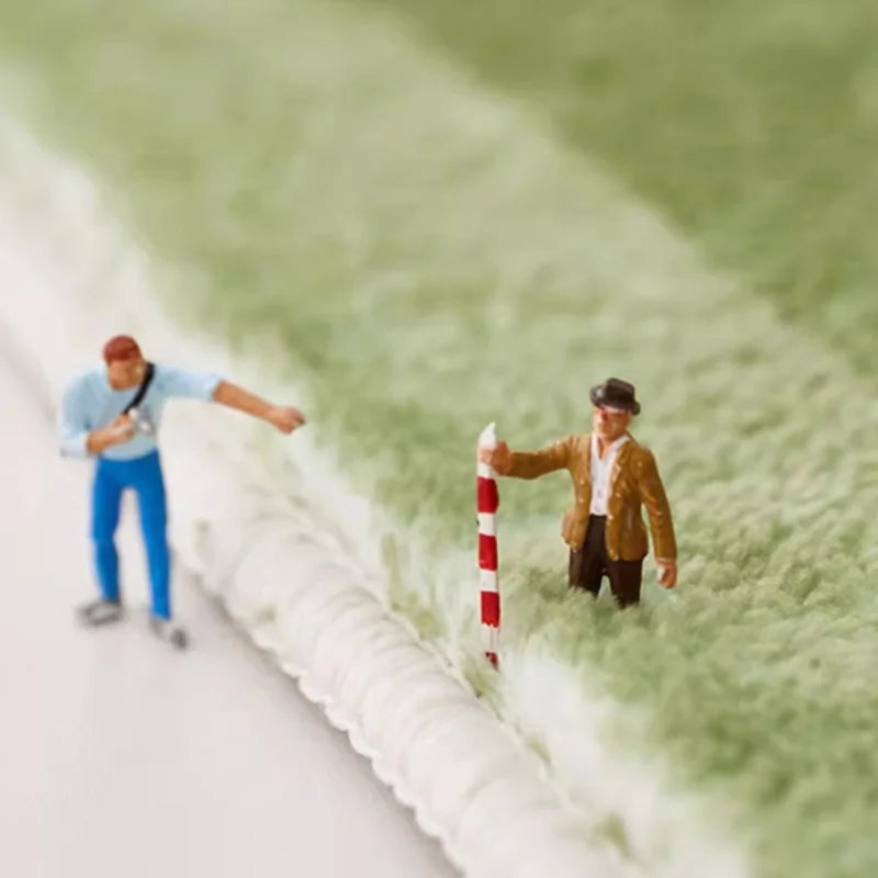 Grüne Runde Teppiche