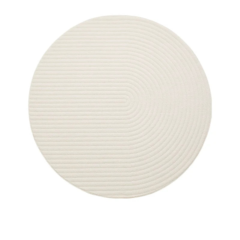 Teppich Beige Wohnzimmer