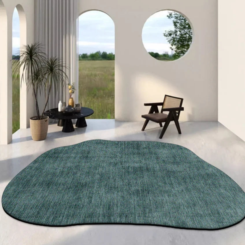 Grüner Teppich Wohnzimmer