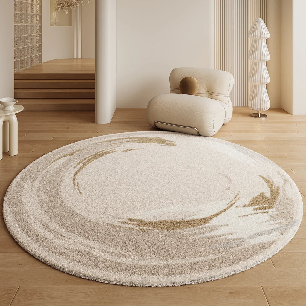 Teppich Rund 160 Cm Kurzflor