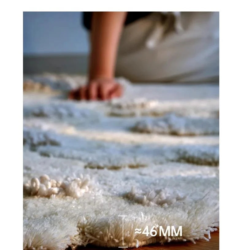 Wohnzimmerteppich Beige