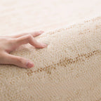 Großer Teppich Beige