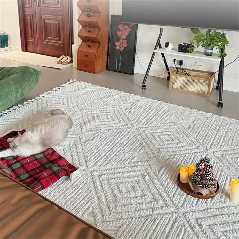 Teppich Wohnzimmer Beige