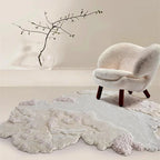 Wohnzimmerteppich Beige