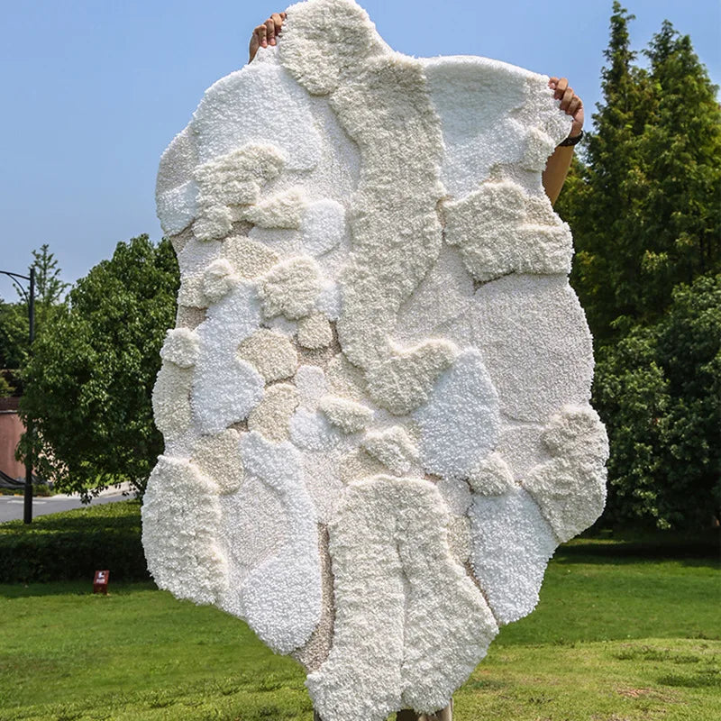 Teppich Beige Modern