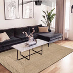 Wollteppich Beige