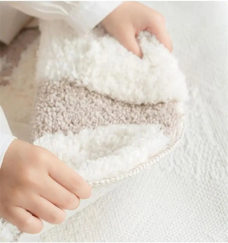 Teppich Beige Modern