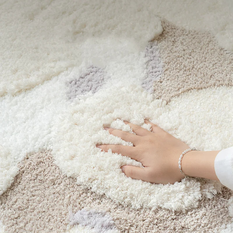 Teppich Beige Modern