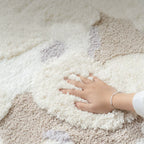 Teppich Beige Modern