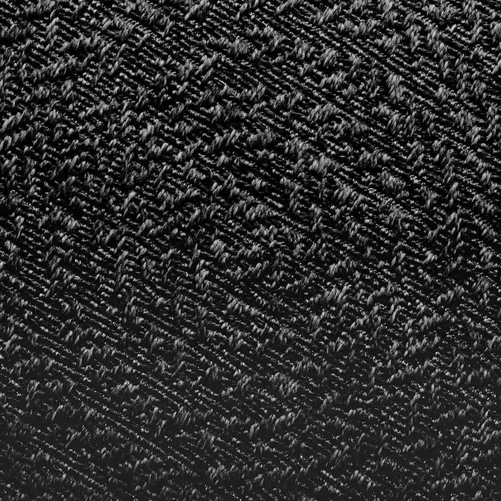 Kurzflor Teppich Schwarz