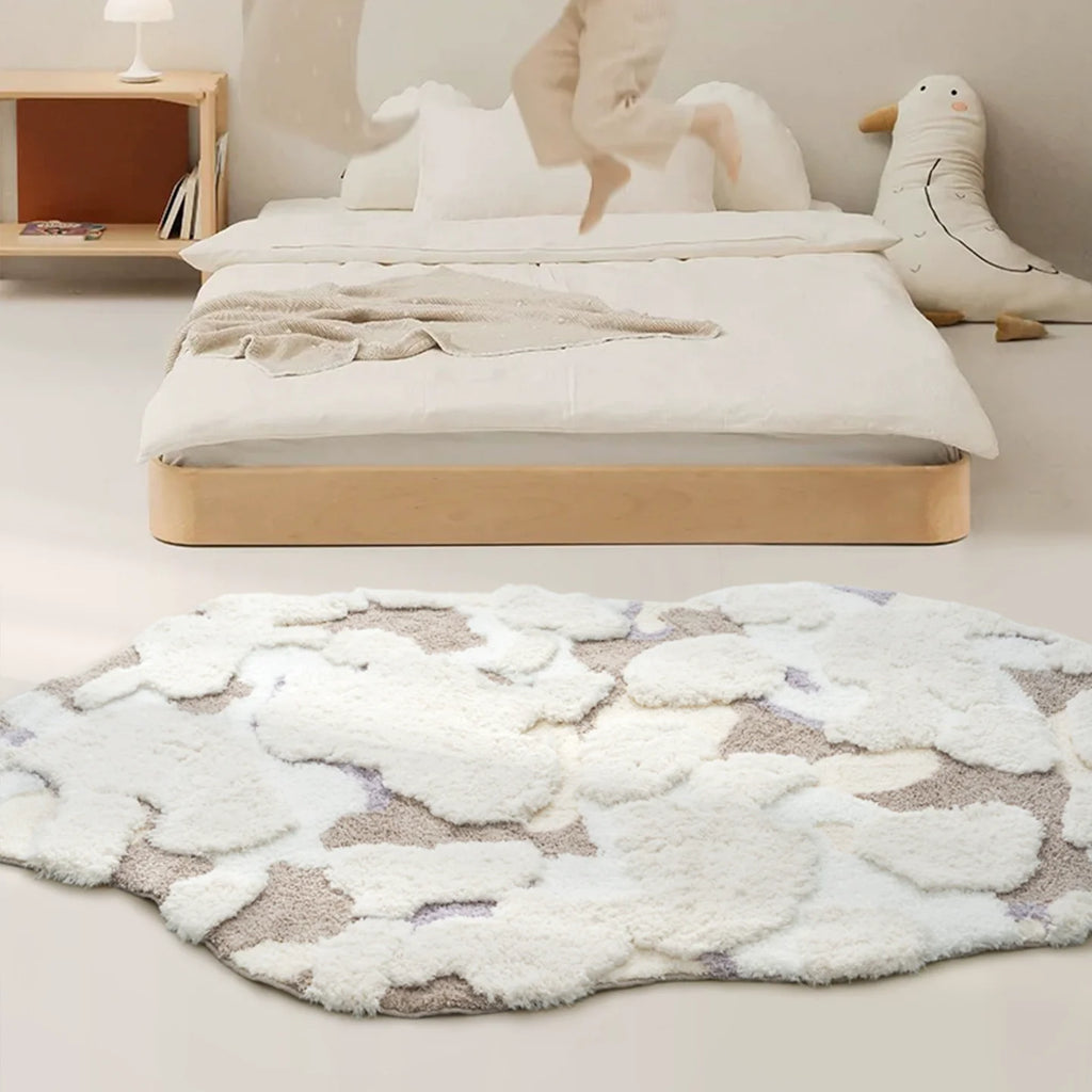 Teppich Beige Modern
