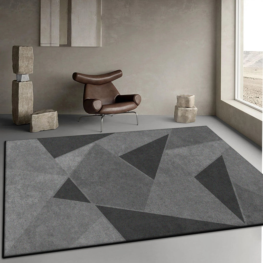 Teppich Wohnzimmer Modern Grau