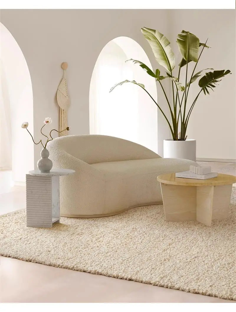 Wohnzimmer Teppich Beige