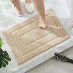 badezimmer teppich beige 40cmx60cm