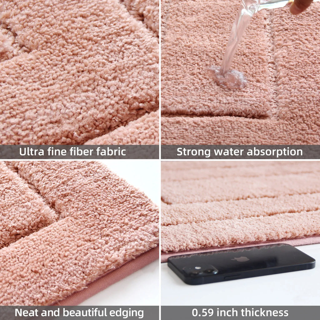 badezimmer teppich beige 40cmx60cm
