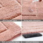 badezimmer teppich beige 40cmx60cm