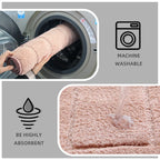 badezimmer teppich beige 40cmx60cm