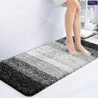 badezimmer teppich grau