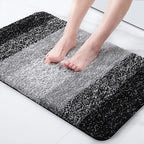 badezimmer teppich grau
