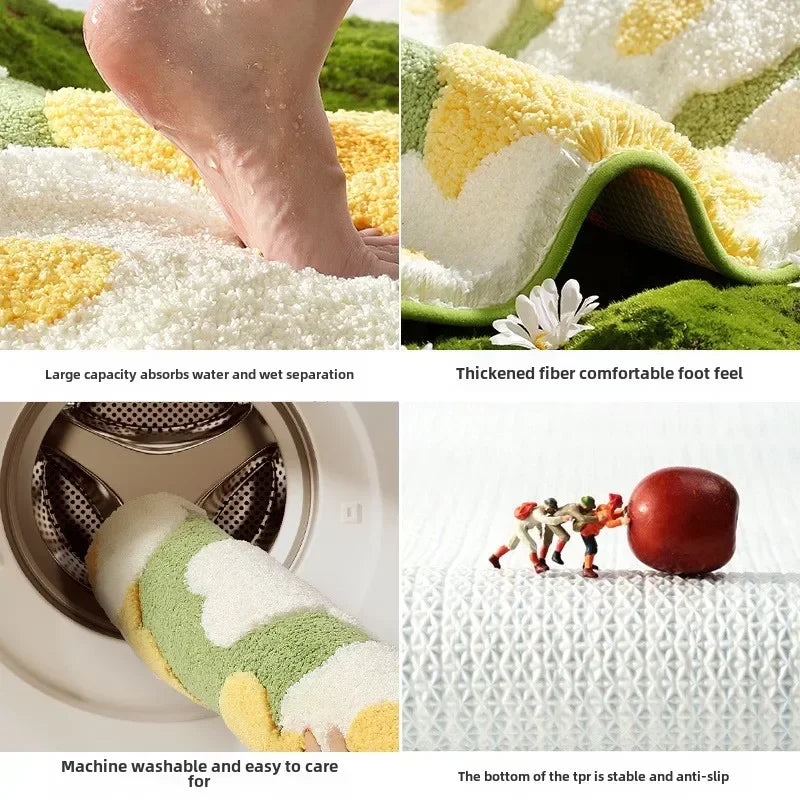 badezimmer teppich waschbar