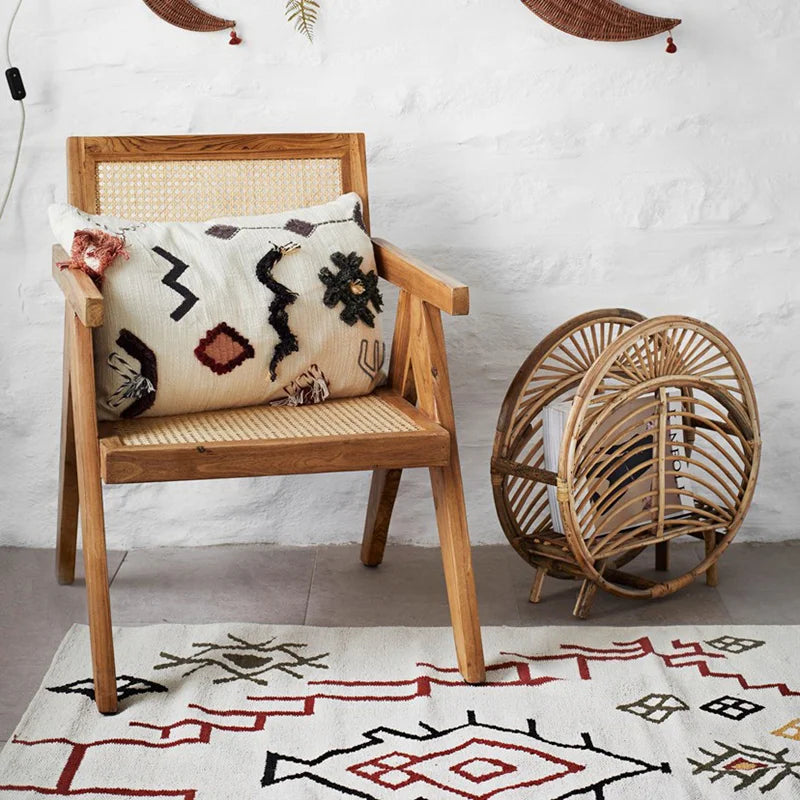 boho teppich beige