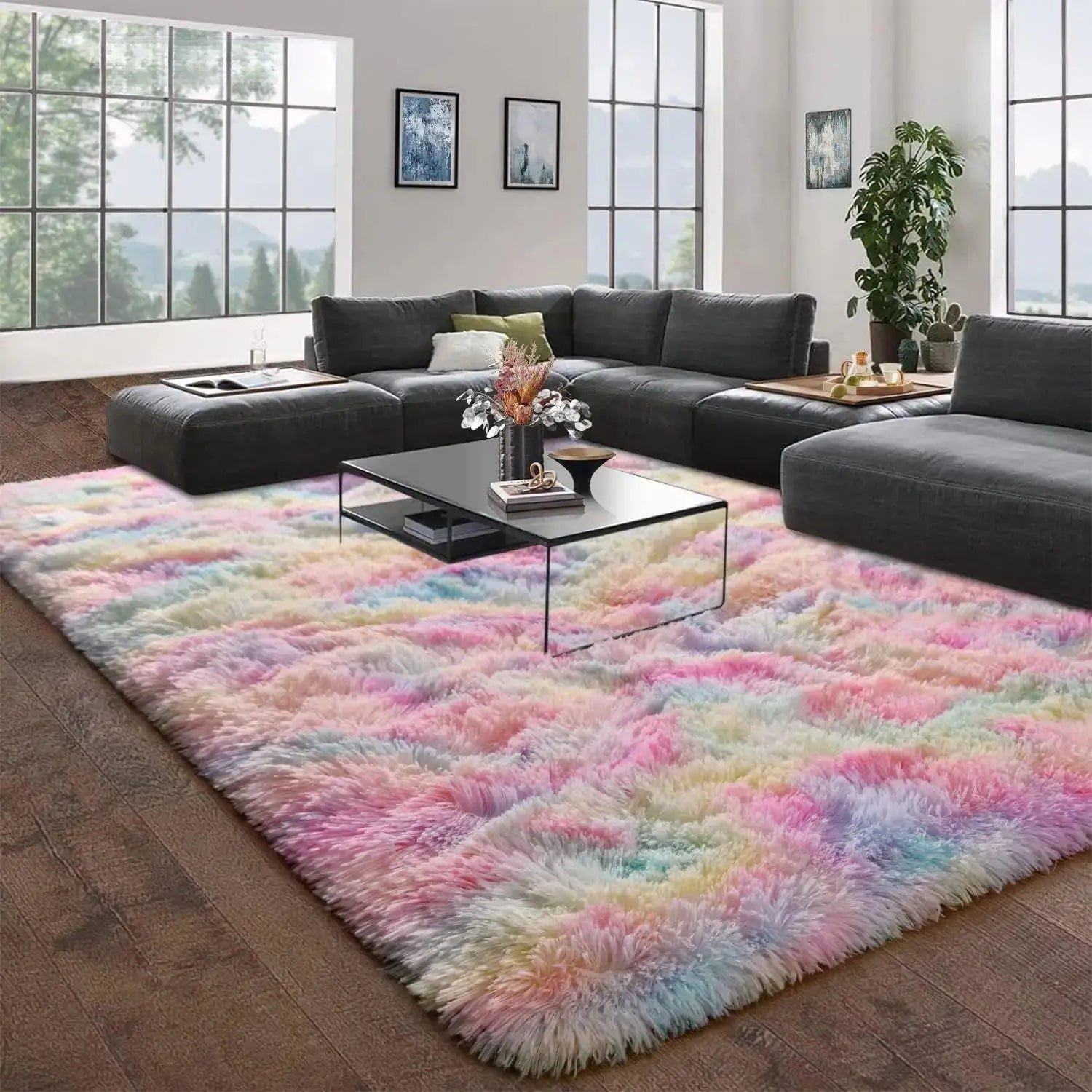 hochflor teppich shaggy 40x60cm