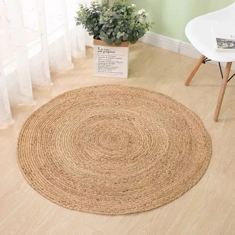 jute teppich creme