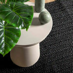 jute teppich schwarz