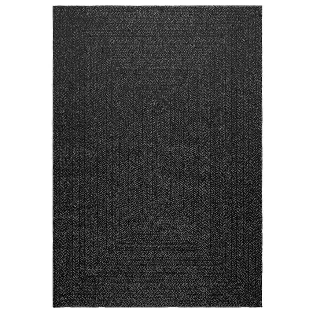 jute teppich schwarz