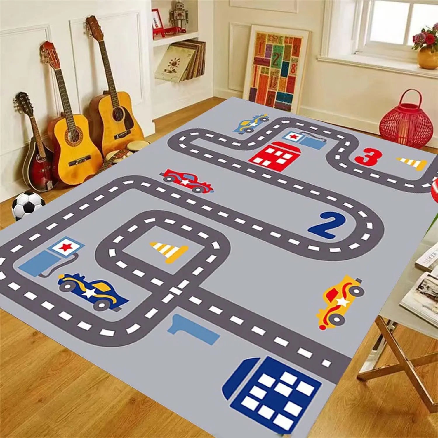 kinderspielteppich auto 40x60cm