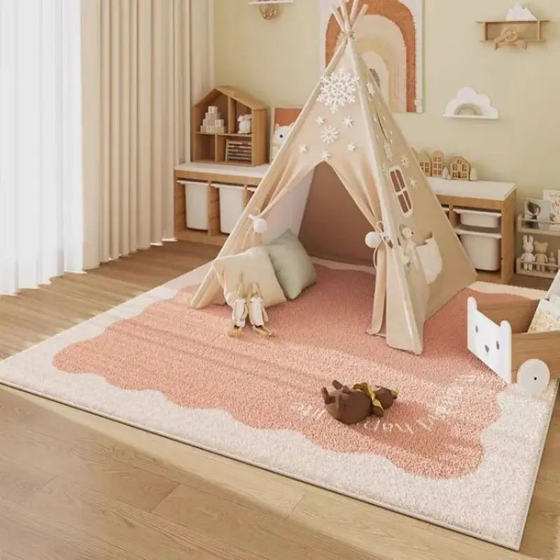 kinderteppich rosa 40x60cm
