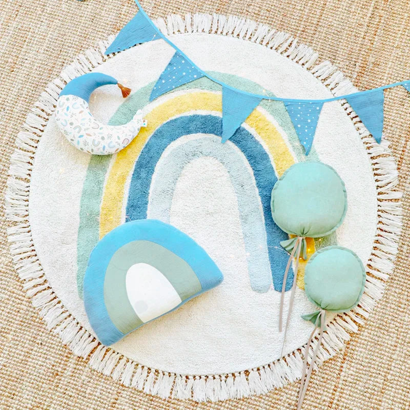 kinderzimmer teppich rund 60x60cm