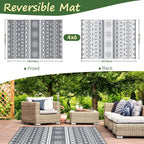 outdoor teppich boho