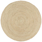 runder jute teppich