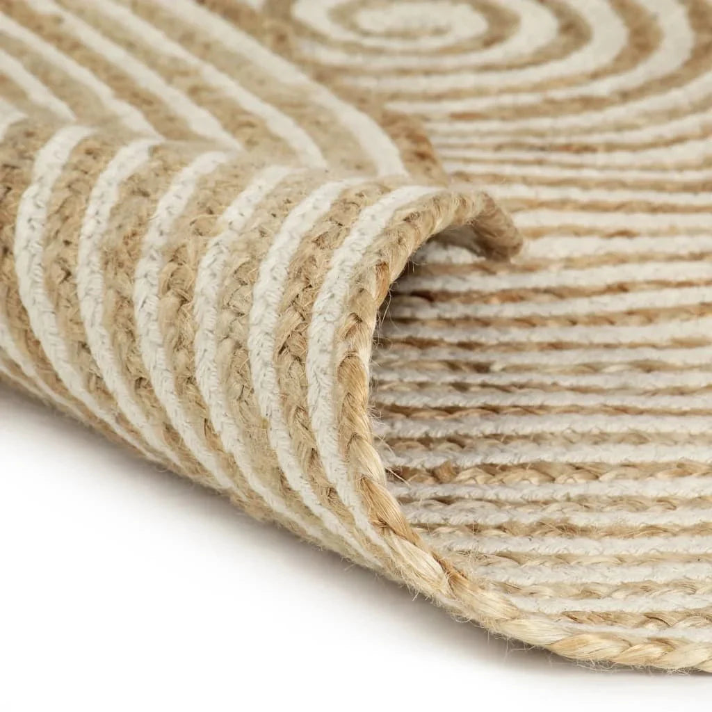 runder jute teppich
