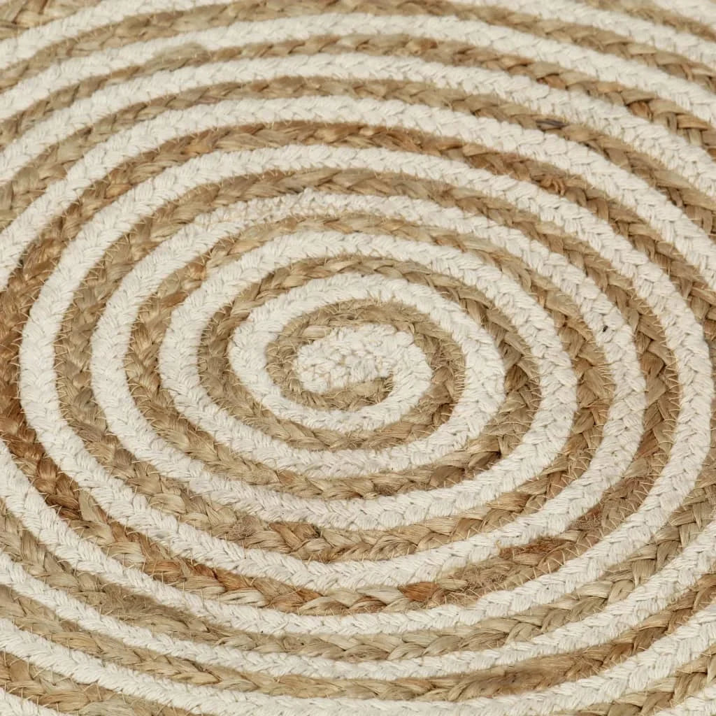 runder jute teppich